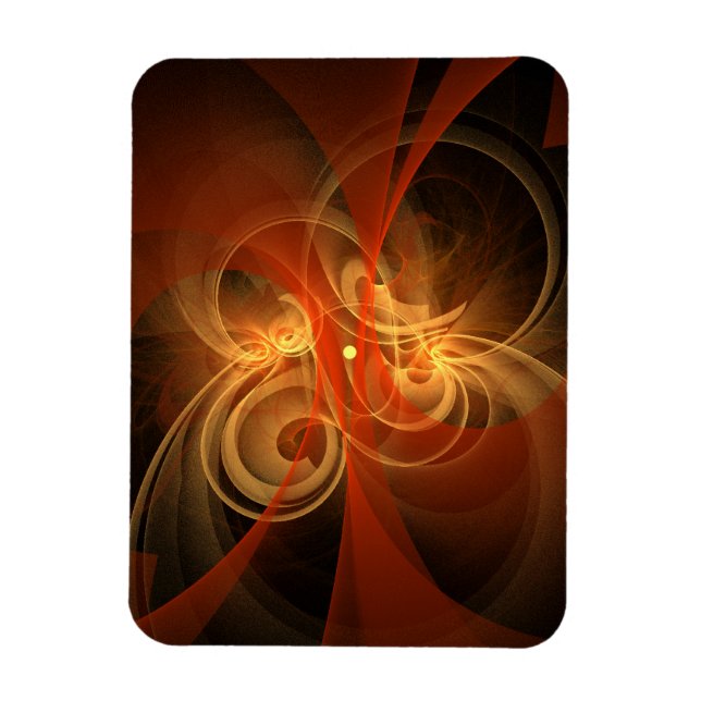 Ímã Magic Abstrato de Arte Premium da Manhã (Vertical)