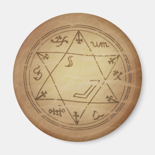 Imã Magic Amulet para os magos de negócios bem-sucedid (Frente)