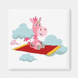 Imã Magic Cartoon Magic Carpet Ride Magnet