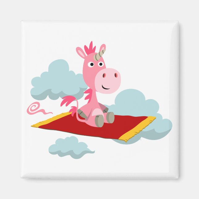 Imã Magic Cartoon Magic Carpet Ride Magnet (Frente)