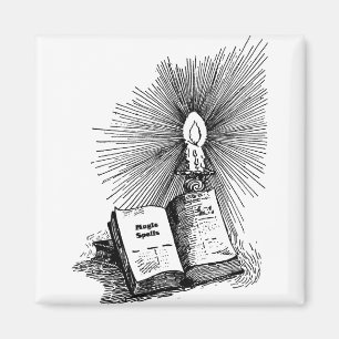Imã Magic Spells Book Candle Witchcraft 