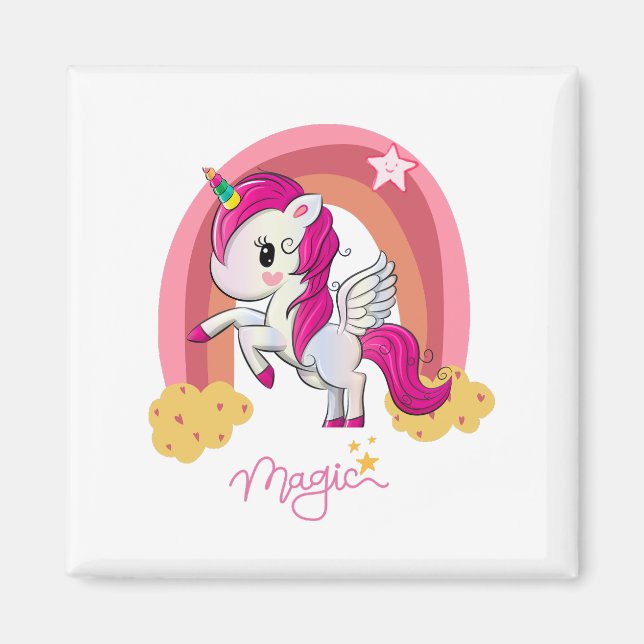 Imã Magic Unicorn Fan Club (Frente)