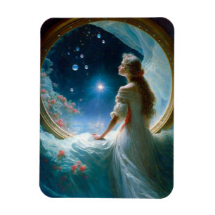 Ímã Magical Night Scene Fantasy Art