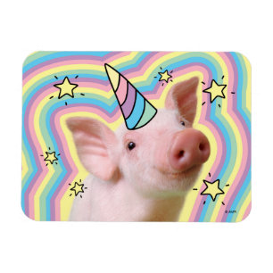 Ímã Magical Piglet Unicorn