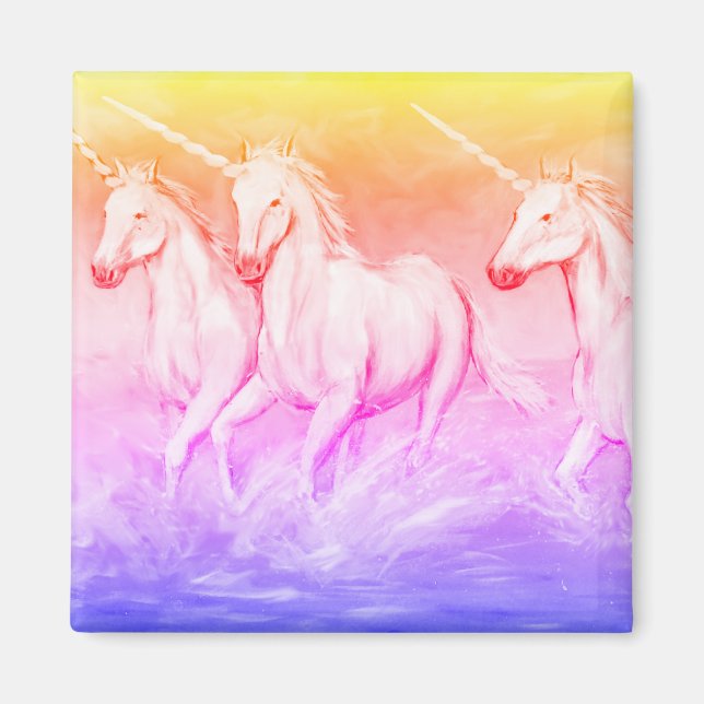 Imã Magical Unicorns Magnet (Frente)