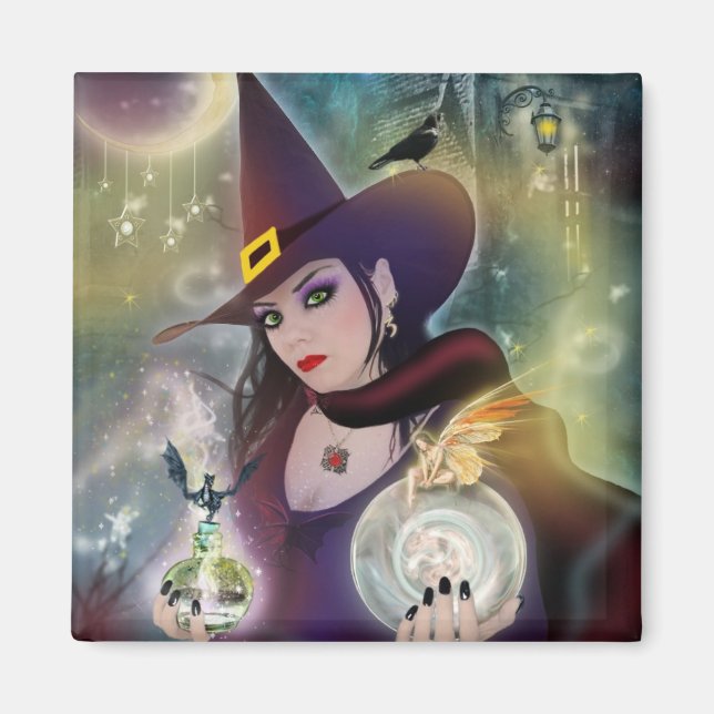 Imã Magical Witch Magnet (Frente)