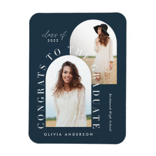 Ímã Magna moderna geométrica de graduação em arco mult