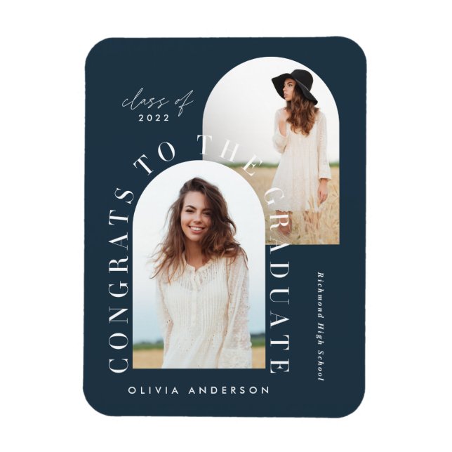 Ímã Magna moderna geométrica de graduação em arco mult (Vertical)