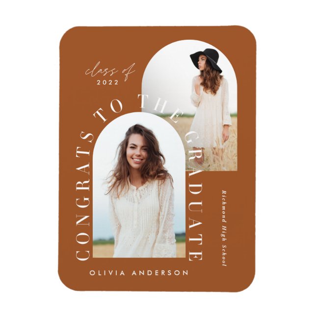 Ímã Magna moderna geométrica de graduação em arco mult (Vertical)