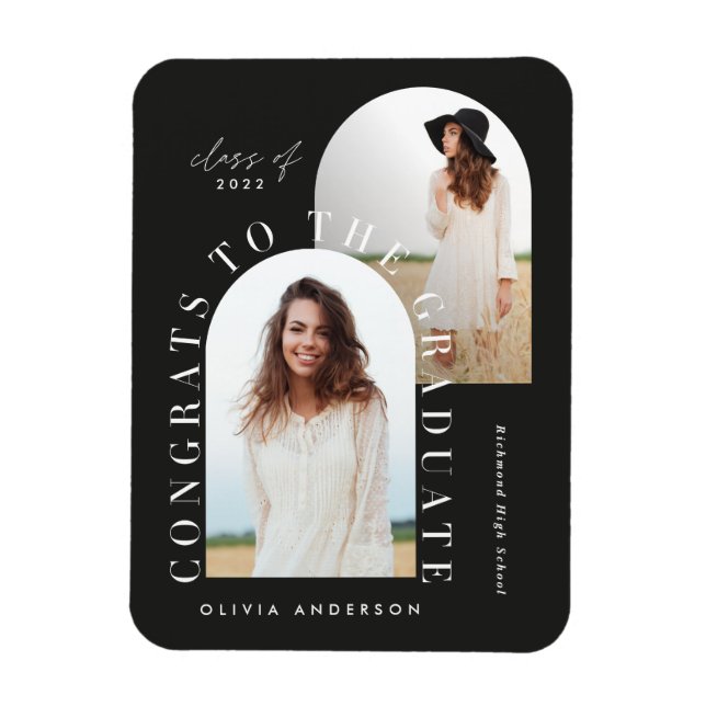 Ímã Magna moderna geométrica de graduação em arco mult (Vertical)