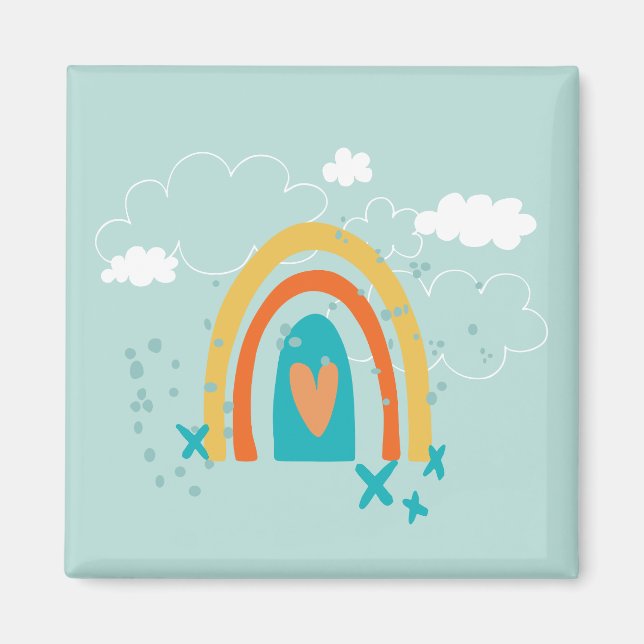 Imã Magnésio arco-íris (Frente)