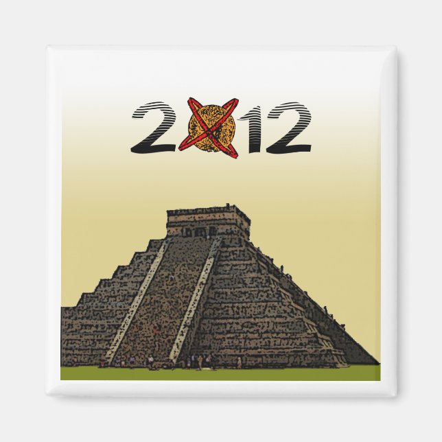 Imã Magnet 2012 "Mayan Chichen Itza Kukulkan" (Frente)