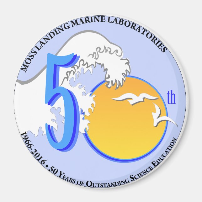 Imã Magnet (3" redondos): MLML 50.a onda/sol (Frente)