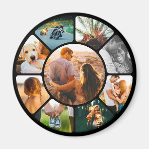 Imã Magnet 9 Foto Arredondada