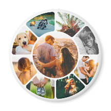 Magnet 9 Foto Arredondada