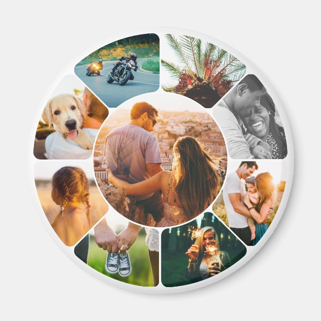 Imã Magnet 9 Foto Arredondada (Frente)
