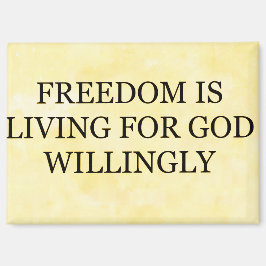 Imã Magnet "A liberdade é