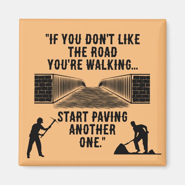 Imã Magnet "A New Road" (Frente)