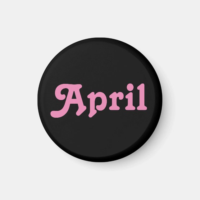 Imã Magnet abril (Frente)