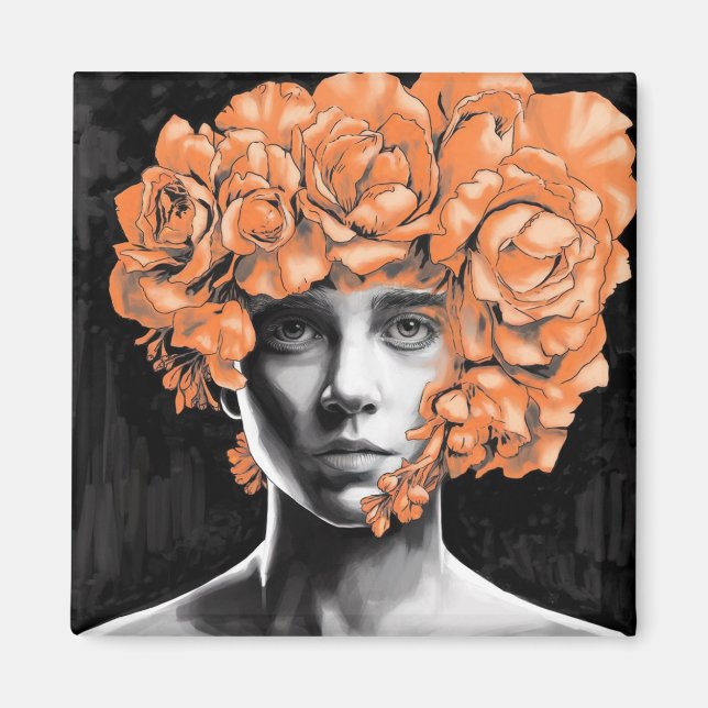 Imã Magnet Abstract Canvas Prints: A Journey into the  (Frente)