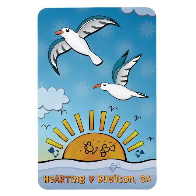 Ímã Magnet - Acima do Mar (Vertical)