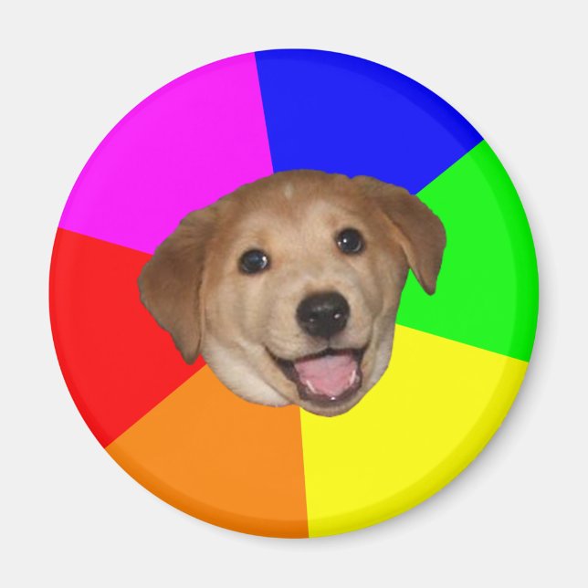 Imã Magnet Advice Dog Meme (Frente)