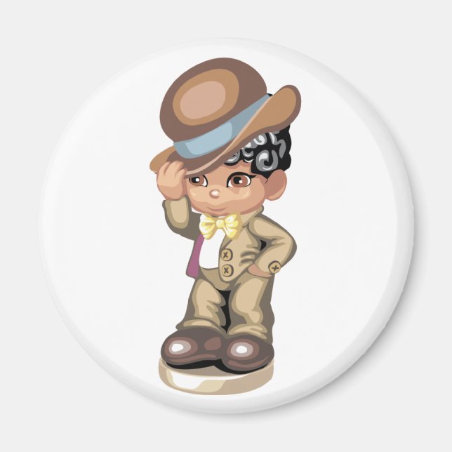 Imã Magnet afro-americano (Frente)