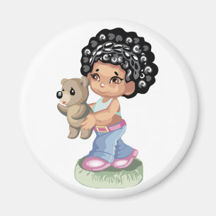 Imã Magnet Afro-Americano