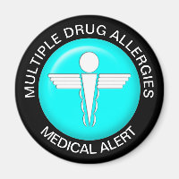 Magnet - Alergias múltiplas a medicamentos