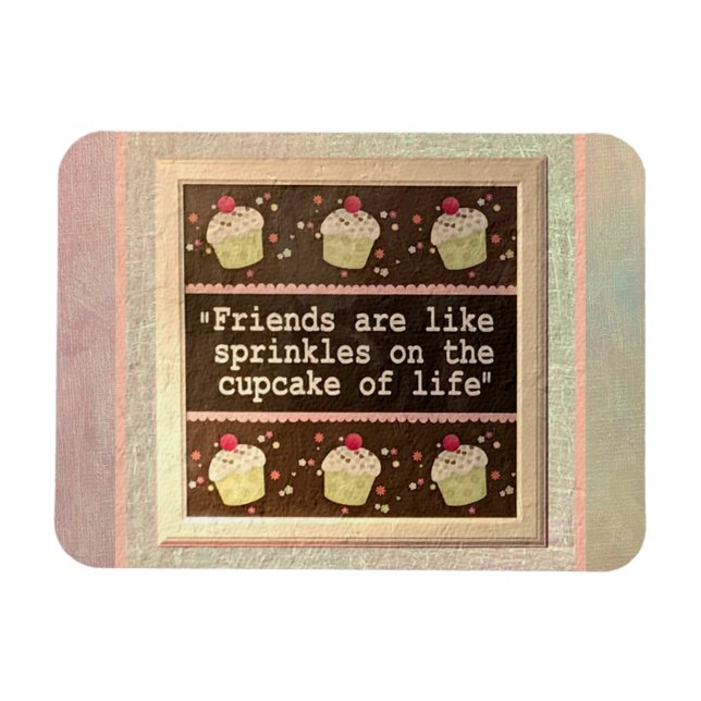 Ímã Magnet — AMIGOS ENRIQUECEM NOSSAS VIDAS (Horizontal)