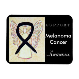 Ímã Magnet Anjo de Sensibilização do Cancer Melanoma