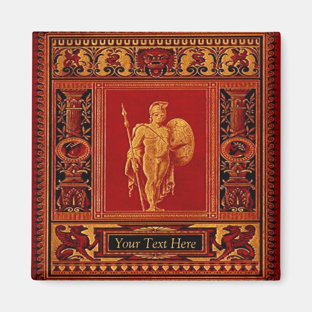 Imã Magnet antigo do Soldier Romano (Frente)