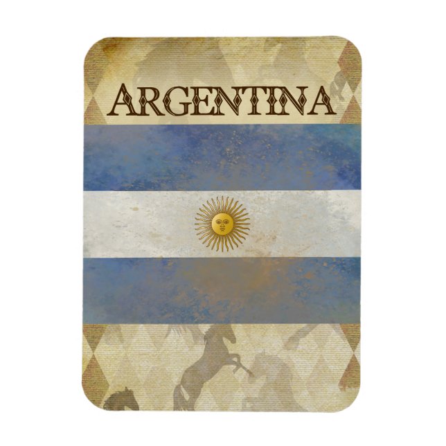 Ímã Magnet Argentina Souvenir (Vertical)