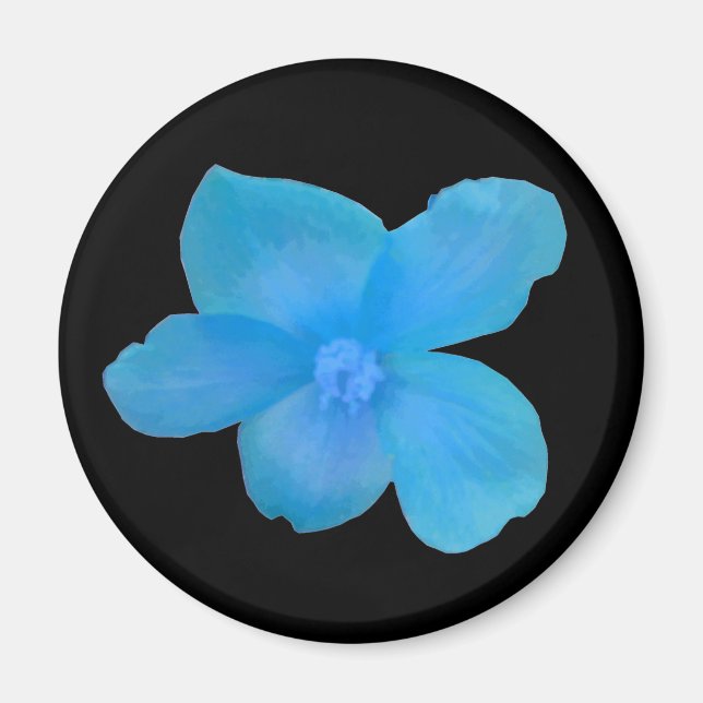 Imã Magnet Azul Begonia (Frente)