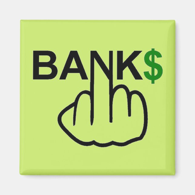 Imã Magnet Banks Corrupt (Frente)