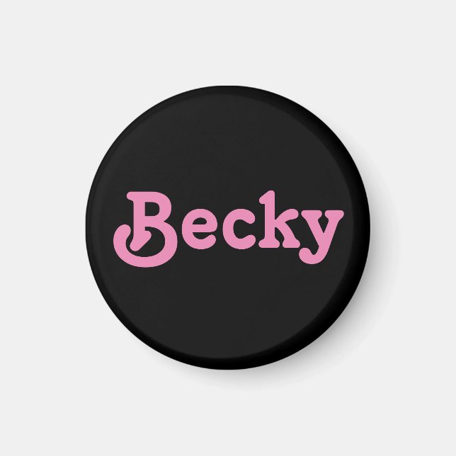 Imã Magnet Becky (Frente)