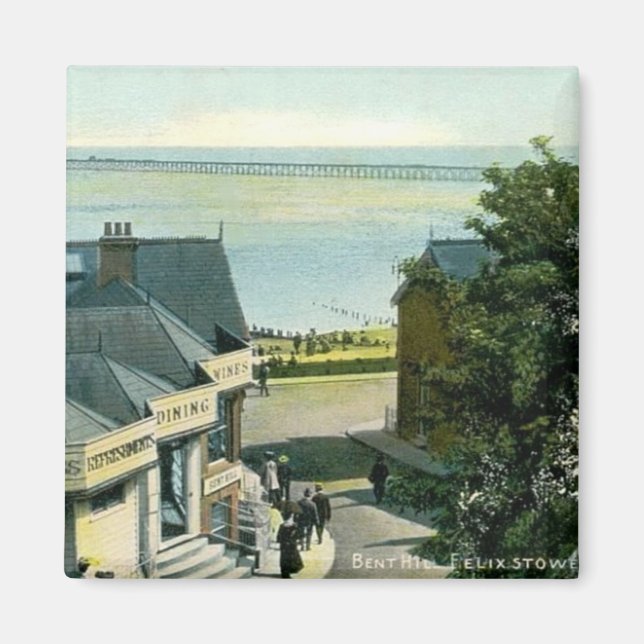 Imã Magnet - Bent Hill, Felixstowe (Frente)
