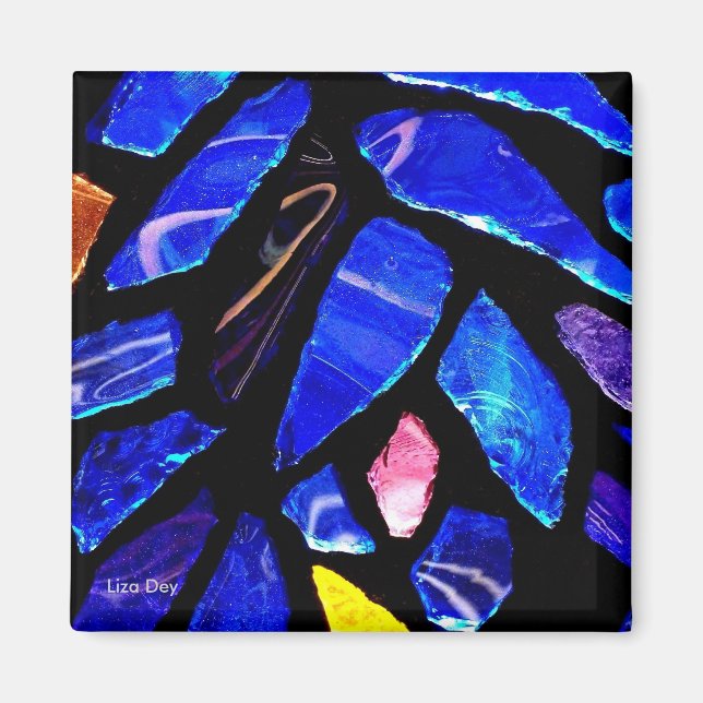 Imã Magnet 'Blue Glass' (Frente)