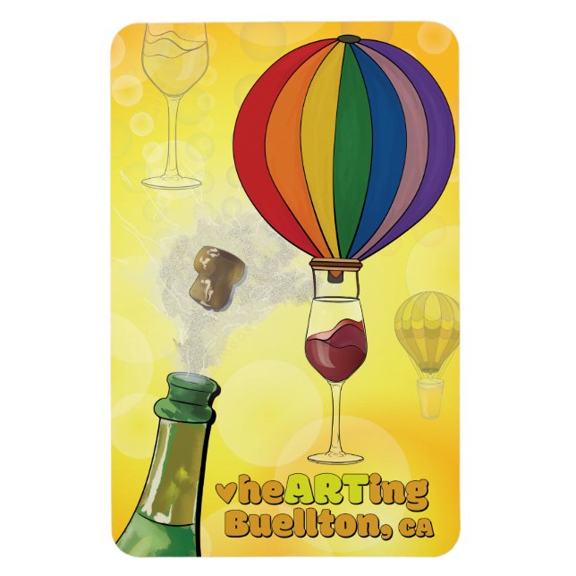 Ímã Magnet - Bolhas 3 (Vertical)