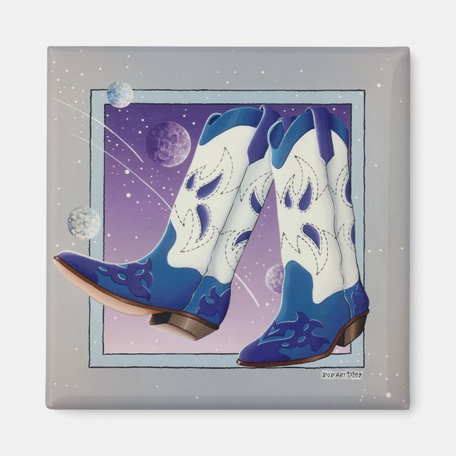 Imã Magnet - Botas de Cowboy Electric Slide (Frente)