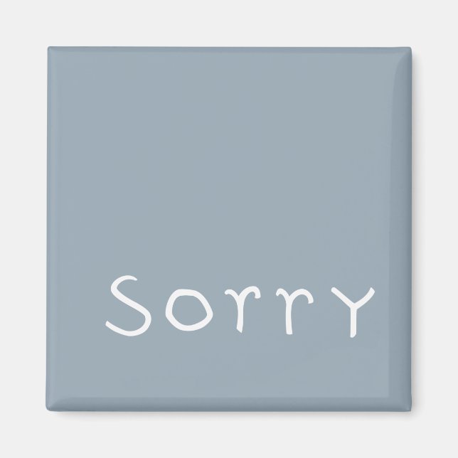 Imã Magnet branco lamentável (Frente)