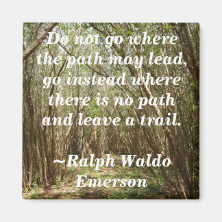 Imã Magnet: Caminho da árvore com inspiração... - Pers