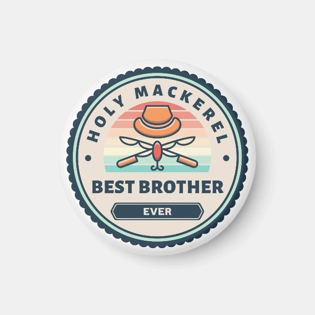 Imã Magnet - Carapau! Melhor Irmão Nunca (Frente)