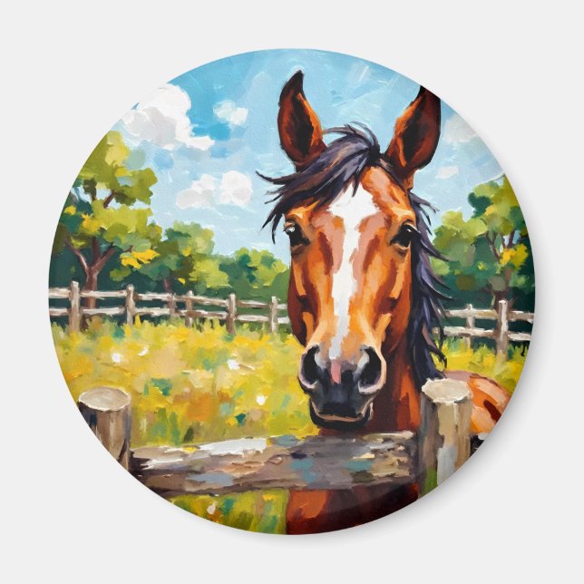 Imã Magnet Cavalo (Frente)