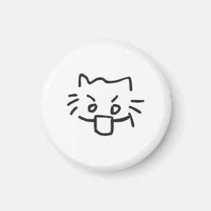 Imã Magnet chocado pelo gato