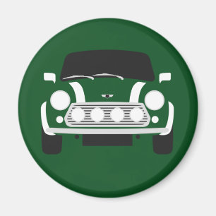 Imã Magnet Clássico de Mini Carro Verde Corrente Brit