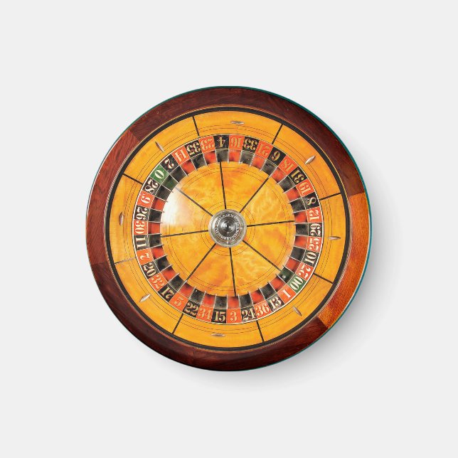 Imã Magnet Clássico De Roda Rodada De Madeira (Frente)