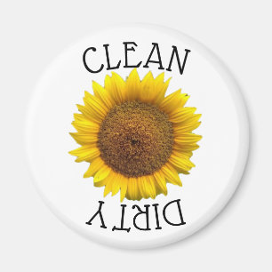 Imã Magnet "Clean" com girassol