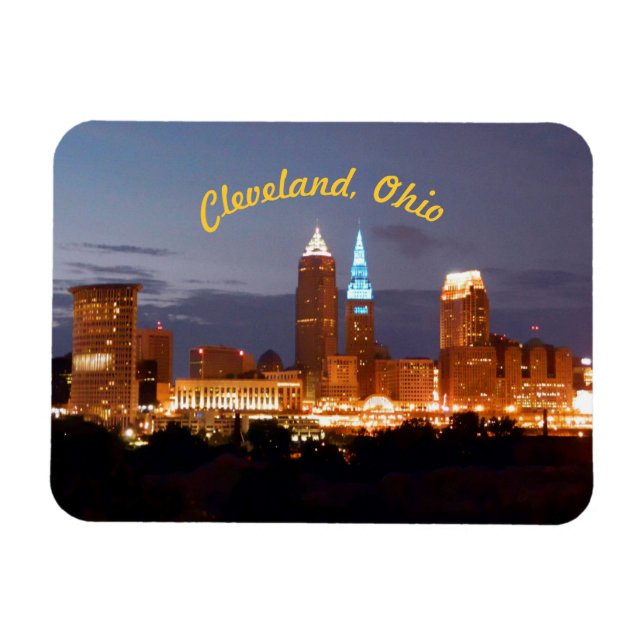 Ímã Magnet Cleveland Ohio Blues (Curvo) (Horizontal)