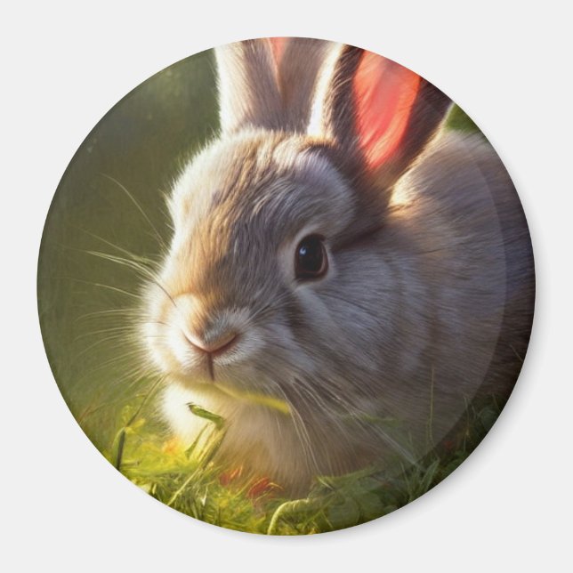 Imã Magnet Coelho Bonito (Frente)